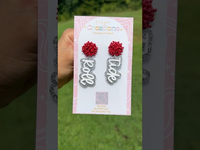 Game Day Earrings | Team Spirit Earrings | Teacher School Spirit Earrings #spiritwear #gamedaystyle