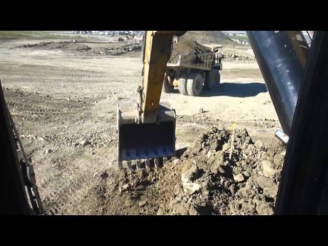 Squaring up the cut - caterpillar 385