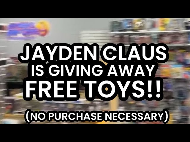 FREE TOYS AT JAYDEN’S TOYS! (Today ONLY)   LIVE From Jayden’s Toys In Plano, TX