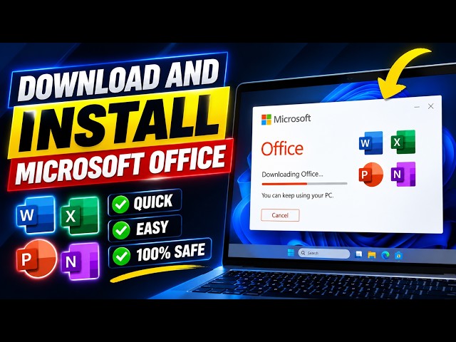 Install Microsoft Office 2024 on Windows 10/11 (No Hack, No Subscription)