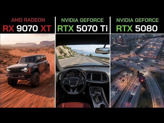 RX 9070XT VS 7900XTX vs RTX 5070TI VS RTX 5080 4K + FHD+ 2K GAMİNG BENCHMARK