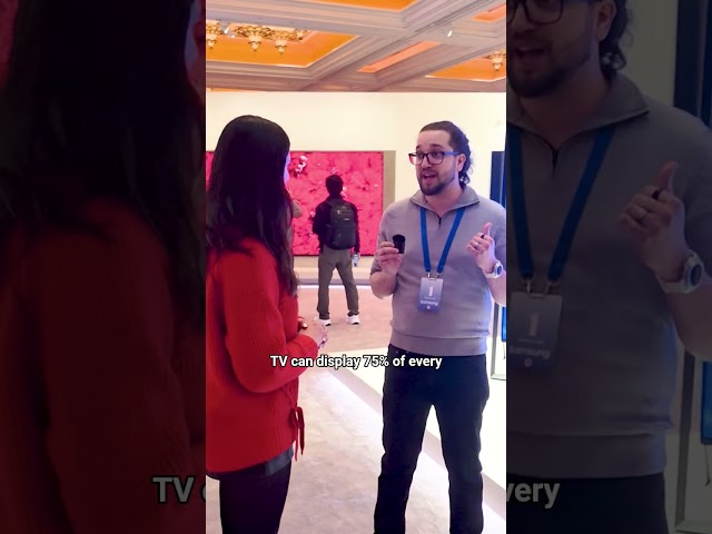 This Micro RGB technology is mindblowing 🤯 #TheFirstLook #Samsung #CES2026