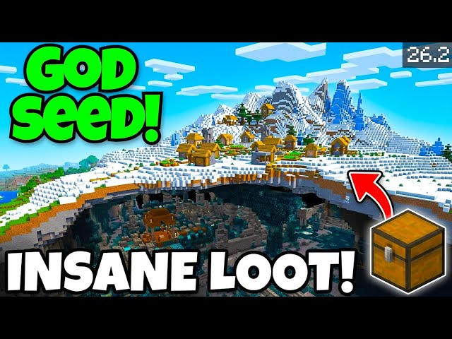 🔥[GOD SEED] BEST SEED for MINECRAFT JAVA Edition (26.2)