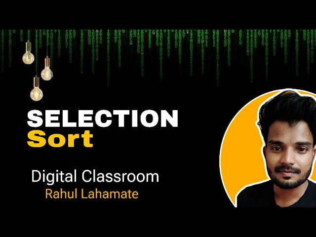 SELECTION SORT | EXAMPLE
