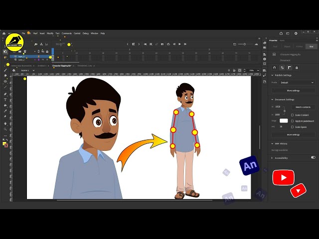 2D Cartoon Character Rigging | कार्टून कैसे बनते हैं | 2D Animation Courses Online | Make Cartoon