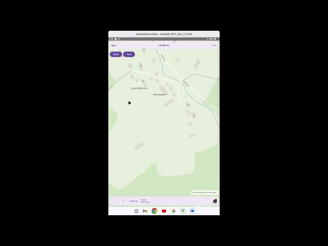 Demo of Navi, a free navigation app for android devices. Beta version.