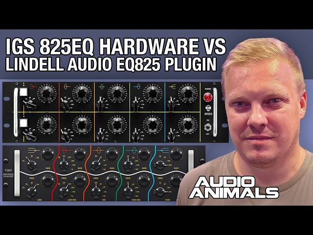 IGS 825EQ Hardware VS Lindell Audio EQ825 Plugin Emulation