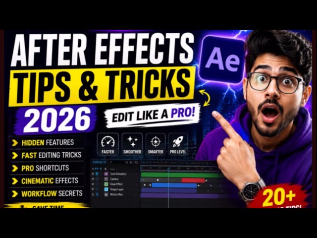 After Effects Tips and Tricks 2026 😱 | Edit Like a Pro..