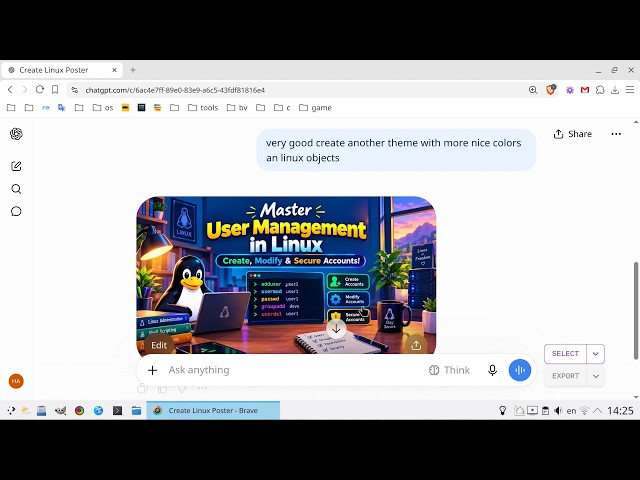 Iterating AI Tech Posters: Refining Themes and Colors and Vibrant Visual Styles