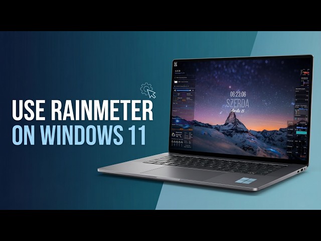 NEW! How To Use Rainmeter Windows 11