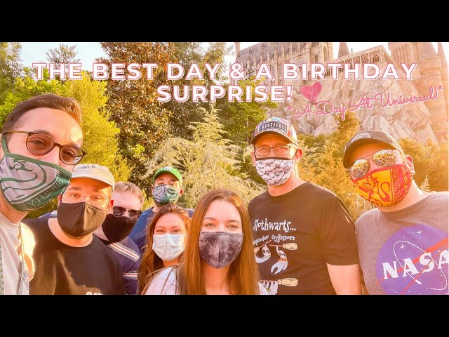 The Best Day & A Birthday Surprise! | A Day At Universal Studios