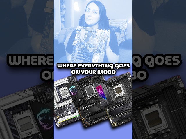 Confused by what goes where on your motherboard? I gotchu #techgirl #pctips #techtips #pcbuilding