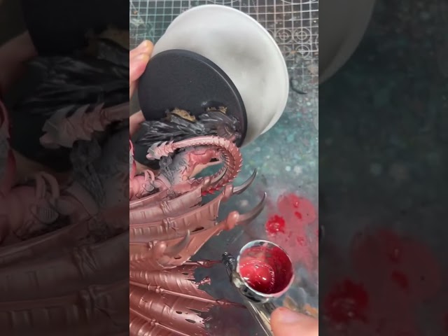 How to paint Angron’s Skin. #warhammer #40k #warhammer40000 #warhammer40k #gamesworkshop