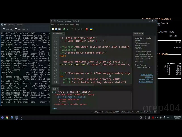 Creating a Python script to customize Android RAM and zRAM.