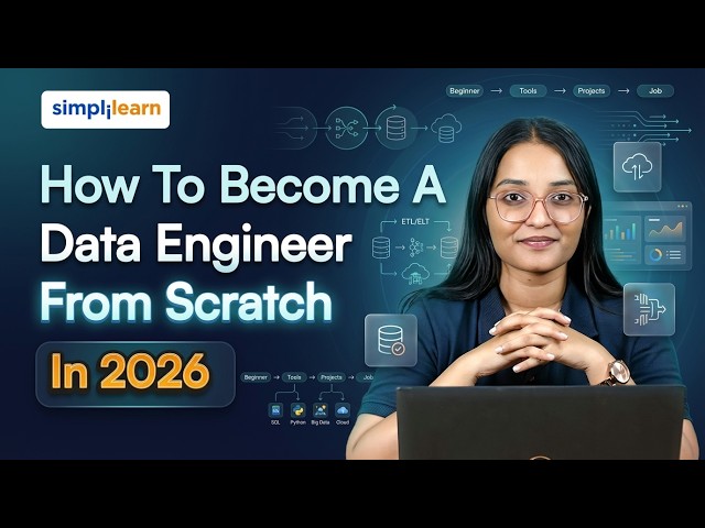 How To Become A Data Engineer From Scratch In 2026 | Data Engineer Roadmap 2026 | Simplilearn