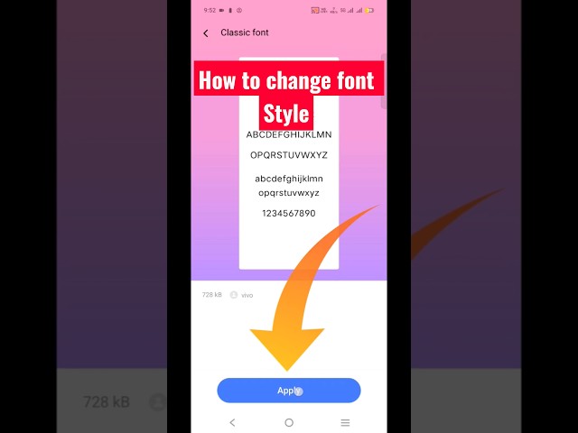 How to Change Font Style on ANY Phone ⚡