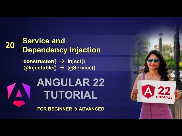 20. inject() | Services & Dependency Injection in Angular 22 | Angular 22 Tutorial
