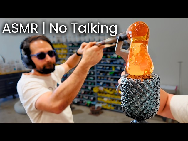 From Molten Glass to Mindala Cup | ASMR (Satisfying Process)