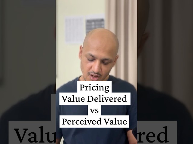 Pricing Value Delivered Vs Perceived