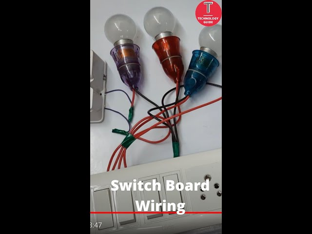 How to Make an Electric Switch Board Wiring #shorts #youtubeshorts #technologyguide