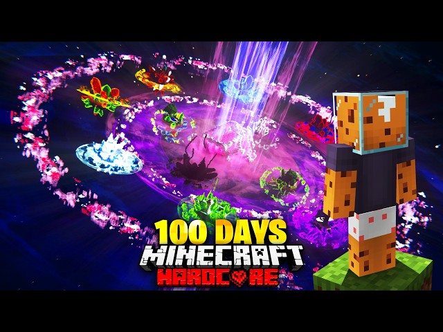 I Survived 100 Days as an ASTRONAUT in Minecraft Hardcore