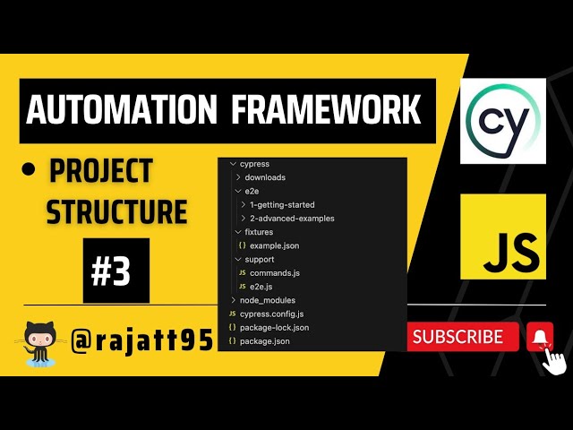 Test Automation Framework | WEB | Cypress + JS | Part 03 - Project Structure