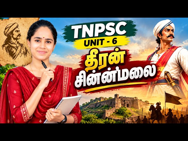 TNPSC - 2026 | DAY 7 –தீரன் சின்னமலை - 📚 படிப்போம்! | நாள் 1 | முக்கிய வரலாற்று வினாக்கள்