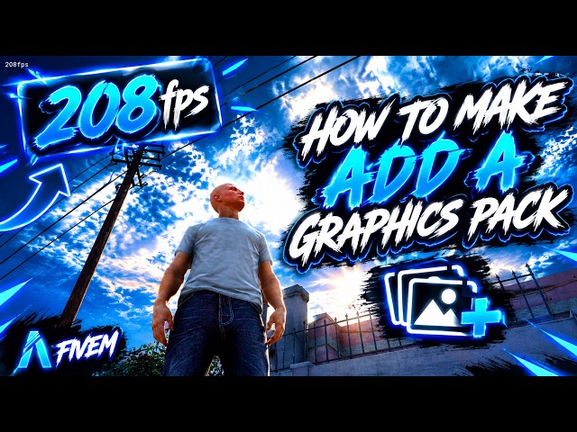 HOW TO ADD A FiveM FPS BOOST GRAPHICS PACK — +180 FPS 🚀 | Citizen Optimized | Best FPS Settings