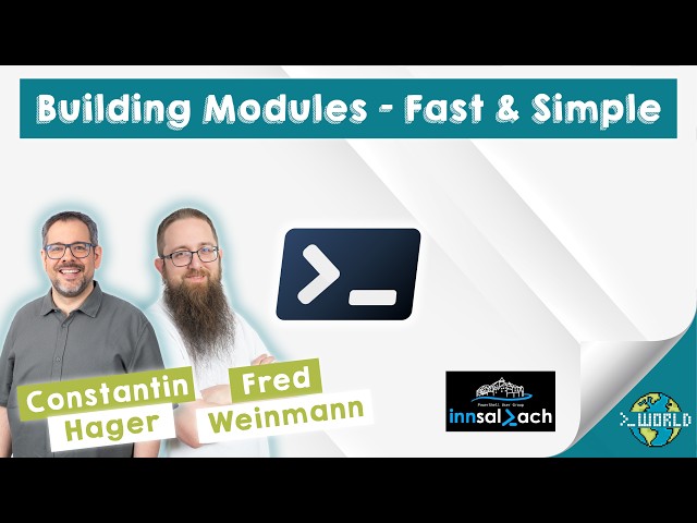 Building Modules - Fast & Simple - Constantin Hager and Fred Weinmann