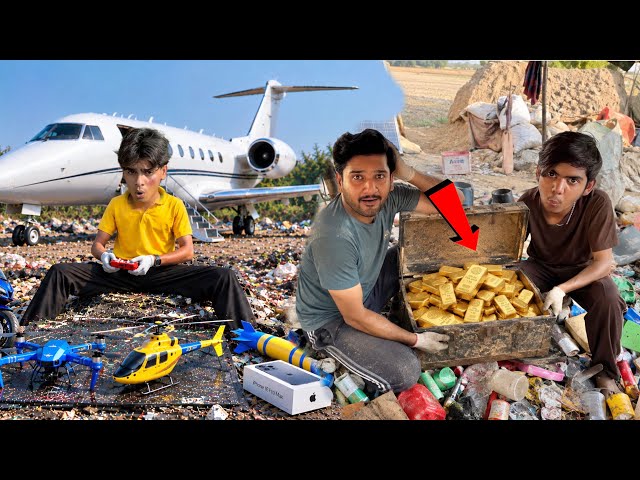 I FOUND A PRIVATE JET & GOLD IN GARBAGE! 😱✈️