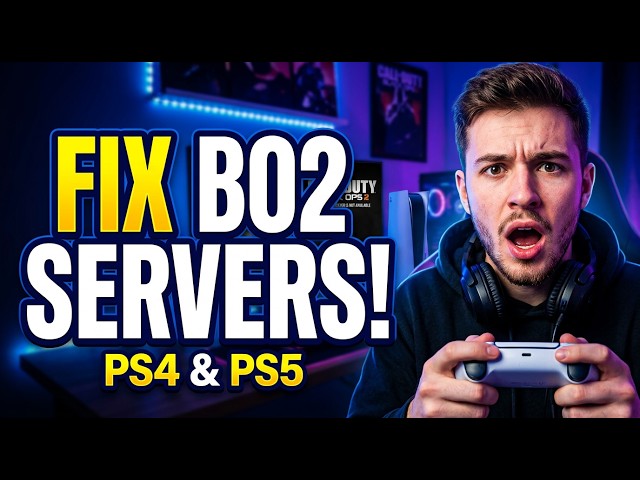 how to Fix Black Ops 2 Server Is Not Available At This Time Error PS4 & PS5
