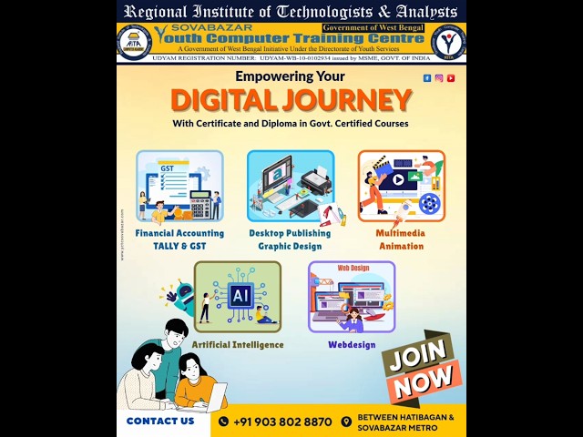 Empowering your Digital Journey with our Govt. Certified courses