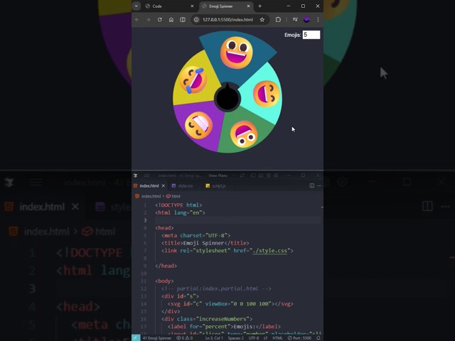 😄Emoji Animation#html#css#shorts#viral
