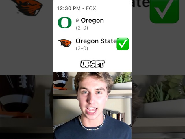Week 3 CFB Picks🤯 #collegefootball #cfb #ncaa #oregonducks #oregonstate #kstate #rolltide #bigten