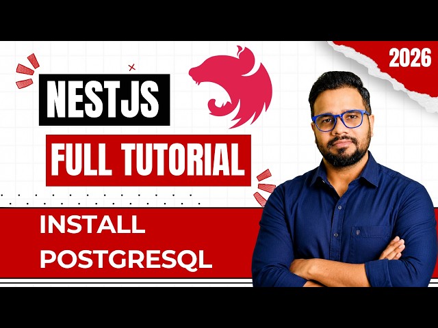 NestJS Course in Hindi #47 | Install PostgreSQL