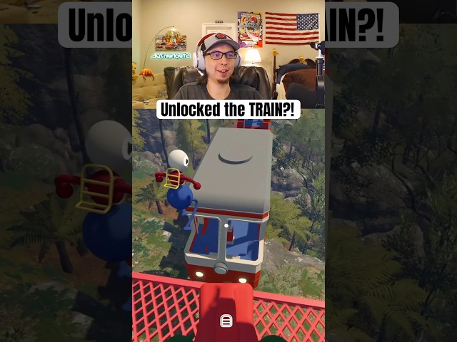 One of our favorite features in Big Walk!! 😁 #bigwalk #train