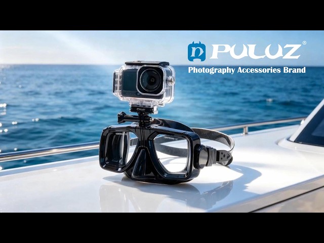 PULUZ Water Sports Diving Equipment Diving Mask s for GoPro, Insta360, DJI and Other Action Cameras