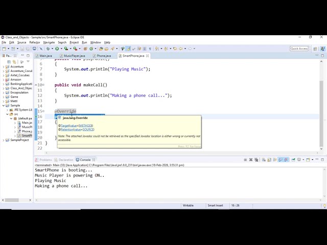 Multiple Inheritance through Interface in Java | Java OOPS Tutorial