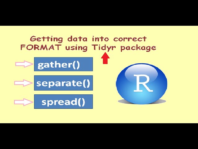 Tidyr package - Gather, Separate and Spread function | Restructuring data columns and rows in R