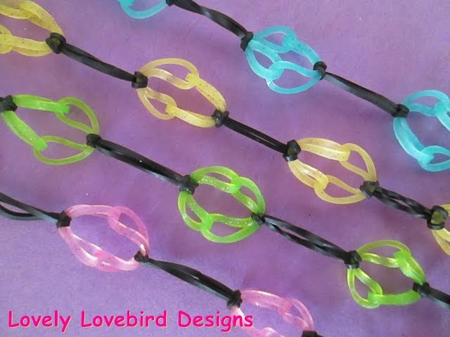 Raínbow Loom Celtic Art DIY Bracelet. Hook and Loom Less.