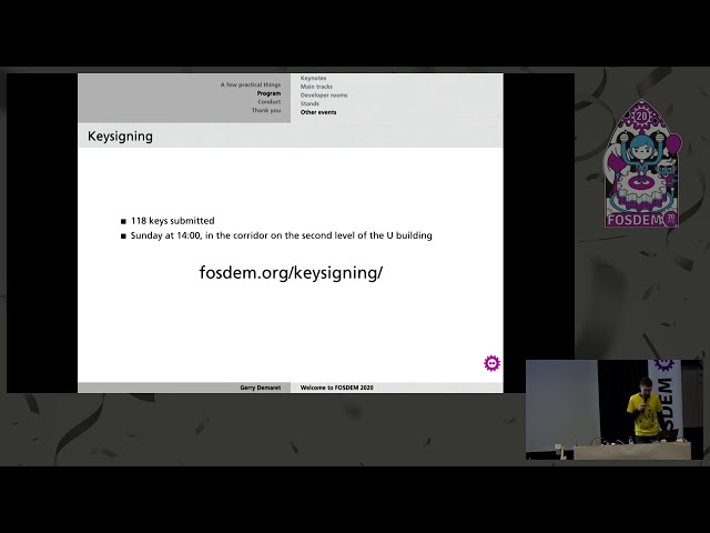 Welcome to FOSDEM 2020