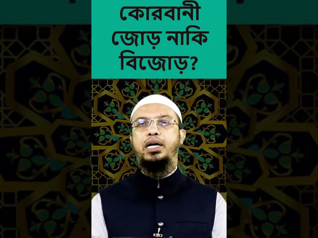 কোরবানী জোড় নাকি বিজোড়? #আহমাদুল্লাহ #ahmadullah