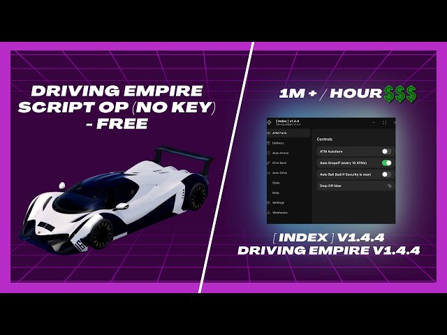 *NEW* Driving Empire Script (PASTEBIN 2026) ( AUTO DELIVERY , AUTO ROB, AUTO FARM )