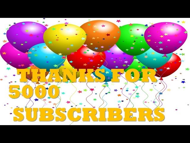 5000 SUBSCRIBER SPECIAL AND 50TH VIDEO!