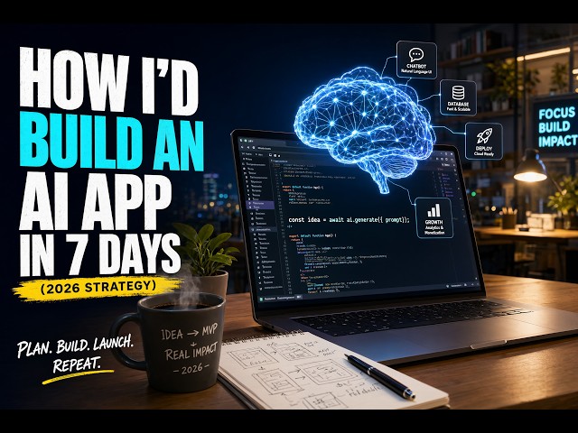 How to Build an AI SaaS from Scratch (In 7 Days)