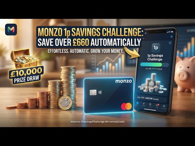 Monzo 1p Savings Challenge: Save Over £660 Automatically