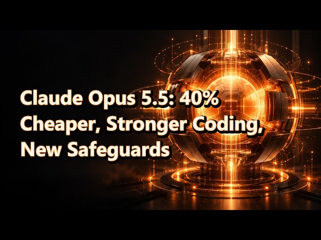 Claude Opus 5.5: 40% Cheaper, Better Coding and New Safeguards