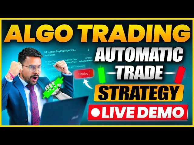 Algo Trading Live Demo | Algorooms software India | Trading For Beginners | Share Market Basics
