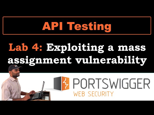 API Testing 4 | Exploiting a mass assignment vulnerability