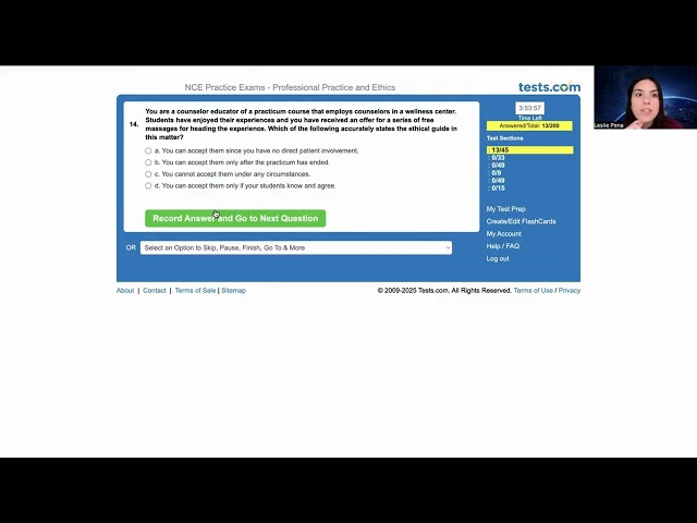 NCE Practice Questions | Counselor Exam Prep. | Test.com | Part 1
